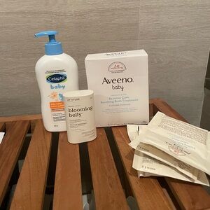 New baby cetaphil aveeno and attitude products